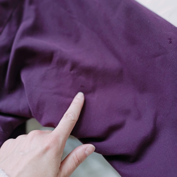 Anne Klein vintage purple parka coat size XS - Picture 11 of 12